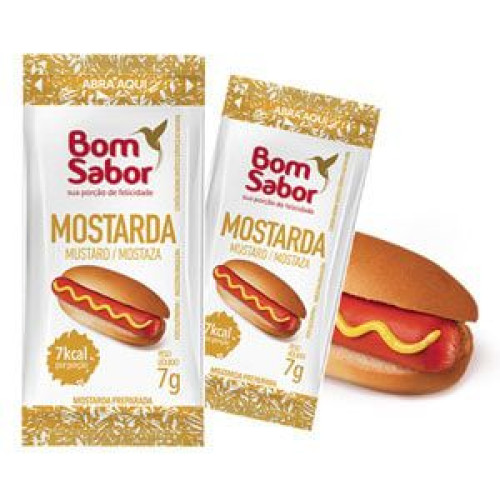 Mostarda Sachet Bom Sabor 182x7gr