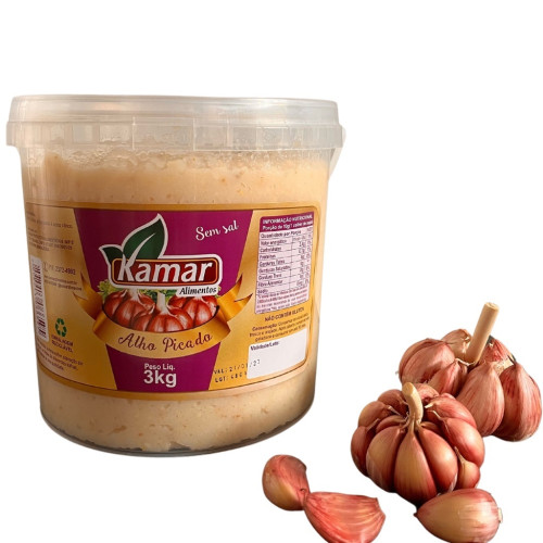 Alho Picado Kamar 3Kg