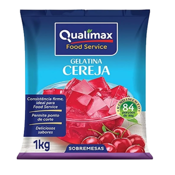 Gelatina Qualimax de Cereja 1 kg