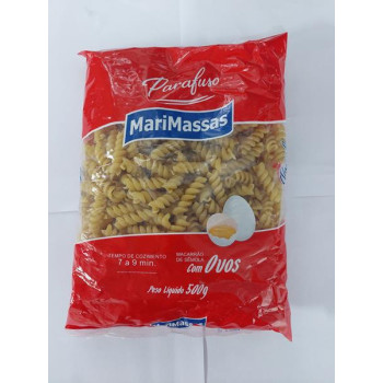 Macarrao Parafuso C/ Ovos Mari Massas 500gr