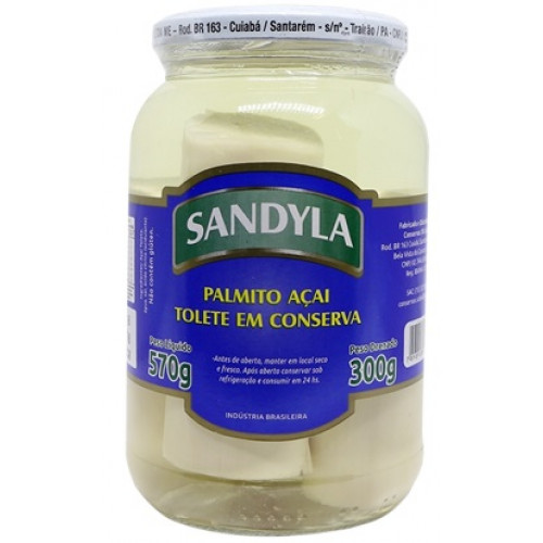 Palmito Inteiro De Acai sandyla 300 gr