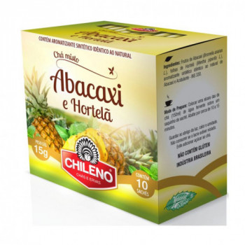 Cha Chileno de Abacaxi E Hortela Sachet 15gr