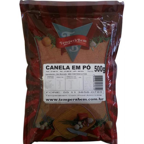 Canela em po Pura Temperabem 500 gr