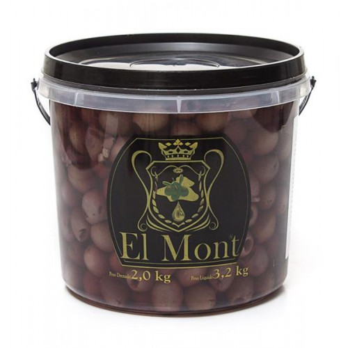 Azeitona Preta com Caroco EL Mont 2kg