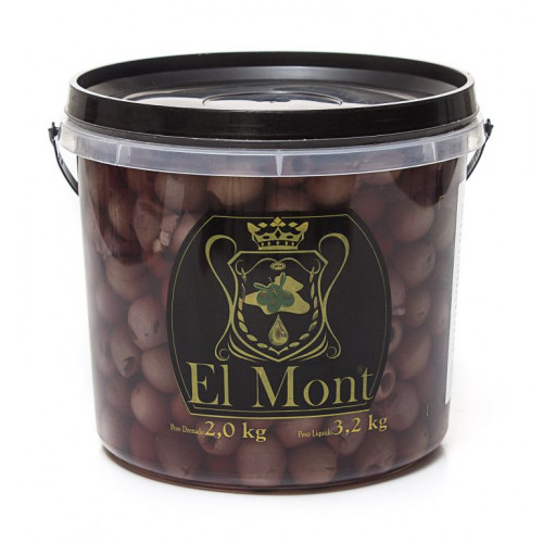 Azeitona Preta Fatiada El Mont 2kg