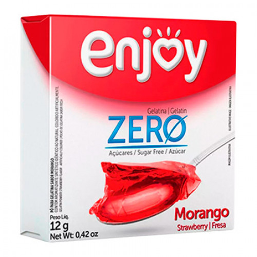 GELATINA Zero Acucar Morango Enjoy 12gr