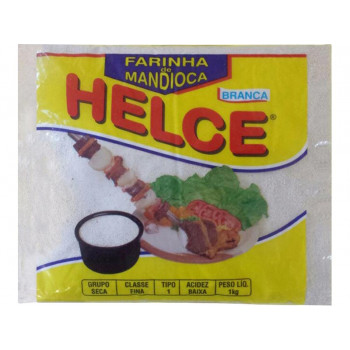 Farinha de Mandioca Crua Helce 1 kg