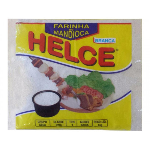 Farinha de Mandioca Crua Helce 1 kg