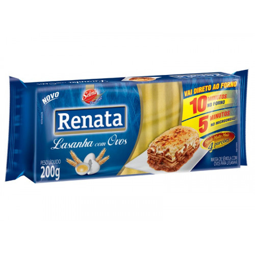 Lasanha Pre Cozida Renata 200 gr