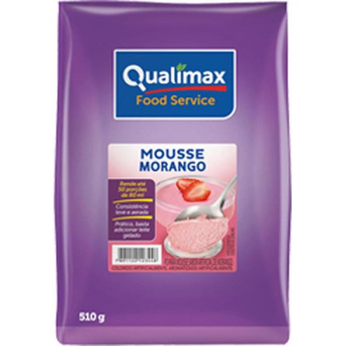 Mousse Morango Qualimax 510 gr